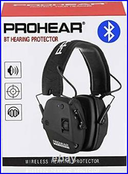 030 Bluetooth 5.0 Electronic Shooting Ear Protection Earmuffs, Noise Black