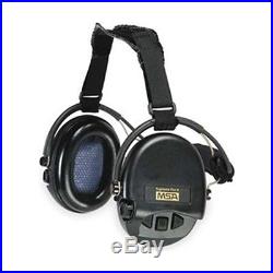 10082166 Electronic Ear Muff, 18dB, Over-the-Head, Black