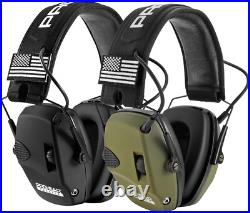 2 Pack Electronic Ear Protections for Shooting with 4X Sound Amplification, Gun 2 Pack Electronic Ear Protections for Shooting with 4X Sound Amplification, Gun