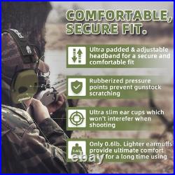 2 Pack Electronic Ear Protections for Shooting with 4X Sound Amplification, Gun 2 Pack Electronic Ear Protections for Shooting with 4X Sound Amplification, Gun
