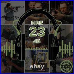 2 Pack Electronic Ear Protections for Shooting with 4X Sound Amplification, Gun 2 Pack Electronic Ear Protections for Shooting with 4X Sound Amplification, Gun
