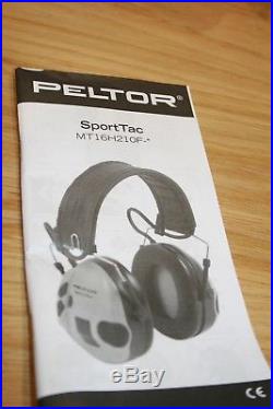 3M PELTOR ELECTRONIC EAR DEFENDERS SportTac Shooting sportac Hearing Protection