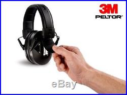 3M PELTOR SPORT TACTICAL 100 DIGITAL ELECTRONIC HEARING PROTECTION 3.5mm AUX