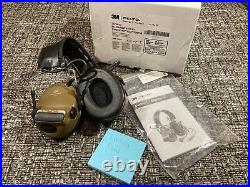 3M Peltor COMTAC V Hearing Defenders Headset No Downlead Coyote Tan Tested