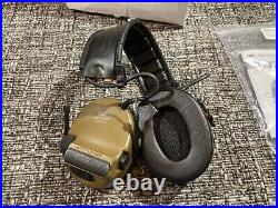 3M Peltor COMTAC V Hearing Defenders Headset No Downlead Coyote Tan Tested