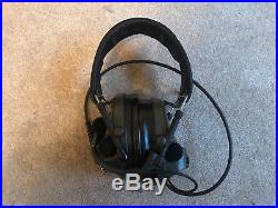3M Peltor ComTac III FB Single Comm Electronic Headset NATO Wiring Headband Mo