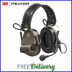 3M/Peltor ComTac VI Defender Electronic Earmuff, Matte Finish, Olive Drab Green
