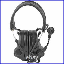 3M/Peltor ComTac VI Electronic Earmuff Omni-Directional Microphones Black