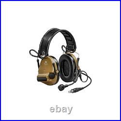 3M/Peltor ComTac VI Electronic Earmuff with Boom Microphone Coyote Brown