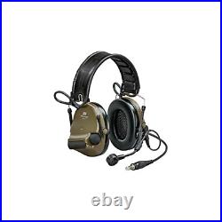 3M/Peltor ComTac VI Electronic Earmuff with Boom Microphone OD Green