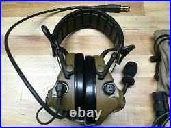 3M Peltor Comtac III ACH Kit Coyote, Single Com, PTT, Headset, Ear Protection