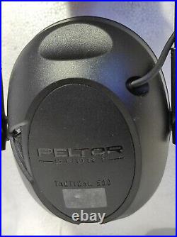 3M Peltor Sport Tactical 500 Earmuff Black NRR 26 Bluetooth Wireless Technology