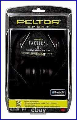 3M Peltor Sport Tactical 500 Electronic Hearing Protection Ear Muffs 26dB