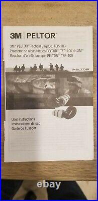 3M Peltor TEP-100 Tactical Earplug Kit