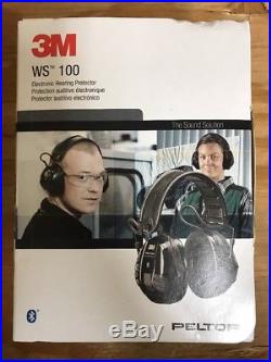 3M WS100 Electronic Hearing Protector Peltor Bluetooth MT16H21FWS5UM580SV D11