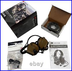 3MT PELTOR ComTac VI NIB Hearing Defender Headset MT20H682BB-09N CYS