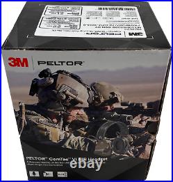 3MT PELTOR ComTac VI NIB Hearing Defender Headset MT20H682BB-09N CYS