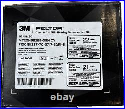 3MT PELTOR ComTac VI NIB Hearing Defender Headset MT20H682BB-09N CYS