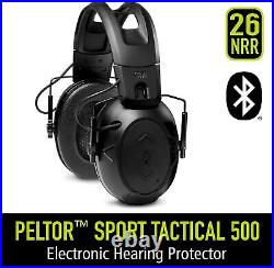 500 Smart Electronic Hearing Protector, Bluetooth Wireless Ear Muffs, NRR 26 dB