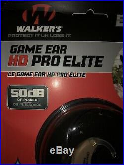 50db Walkers Game Ear WGE-XGE2B Elite Digital HD PRO Elite Listening Device