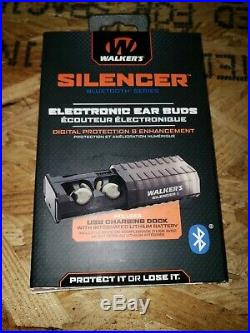 A1EXCELLENT CONDITIONWalker's SILENCER Electronic Ear Buds NRR 26 GWP-SLCR-BT