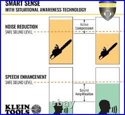 AESEM1S Smart Sense Electronic Hearing Protection Safety Earmuff with Bluetooth