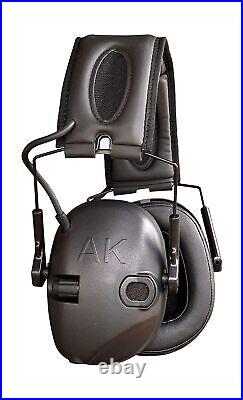AKT1 Sport Sound Amplification Earmuff, Premium Ear Pro for Shooting, NRR 25