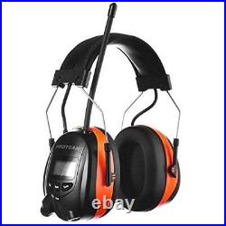 AM FM Hearing Protector with Bluetooth Technology, Noise Reduction? Orange