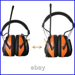 AM FM Hearing Protector with Bluetooth Technology, Noise Reduction? Orange