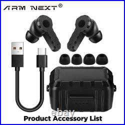 ARM Next In Ear Electronic Earbuds Shooting Protection NRR27db Earbuds Noise