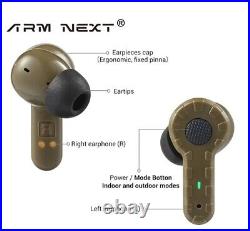 ARM Next In Ear Electronic Earbuds Shooting Protection NRR27db Earbuds Noise