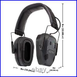 Allen ULTRX Bionic Fuse Bluetooth Electronic Earmuff NRR 22dB Midnight Gray 4109