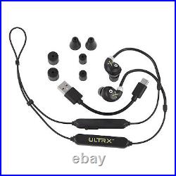 Allen ULTRX E-Bud Neckband Electronic Ear Plug NRR 19-30 dB Bluetooth 5.3 Black