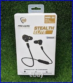 Altus Brands Pro Ears Stealth Elite Bluetooth Wireless Ear Buds NRR28 PEEBBLKE