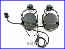 Armorwerx Closed-Ear Electronic Hearing Pro & Comms Headset with Helmet Rails