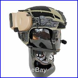 Armorwerx Closed-Ear Electronic Hearing Pro & Comms Headset with Helmet Rails