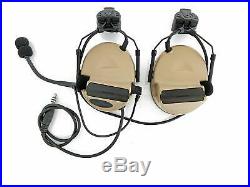 Armorwerx Hearing Protection Earmuffs Communication Headset with ARC Rail Adapter