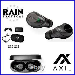 Axil XCOR Wireless Tactical Earbuds withTouch Controls & Bluetooth Black XCOR-R