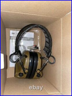 BRAND NEW 3M PELTOR ComTac V Hearing Defender Headset Coyote Brown