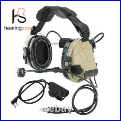 Back Headband Electronic Tactical Headset Hearing Protection TSC5 Pro + PTT