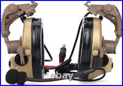 Bifrost Gear NRR 23db Dual Comm Electronic Military Headset + ARC Rail Mount
