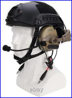 Bifrost Gear NRR 23db Dual Comm Electronic Military Headset + ARC Rail Mount