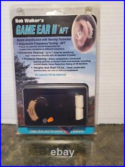 Bob Walker's Game Ear 2 AFT Sound Amplification With Hearing Protection