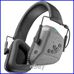 Champion 40980 Vanquish Pro Gray Shooting Hearing Protection Bluetooth Earmuffs