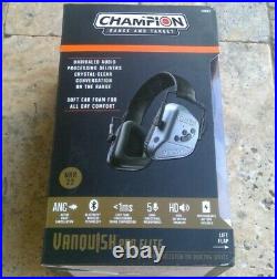 Champion 40982 Vanquish PRO ELITE Electronic Earmuffs Range And Target GRAY