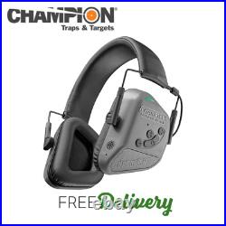 Champion Traps & Targets Vanquish Pro BT Electronic Earmuff, Gray, Free Shipping