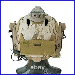 Custom AOR1 Maritime SF Tactical Bump Helmet + Electronic Earmuffs + ANSI Goggle