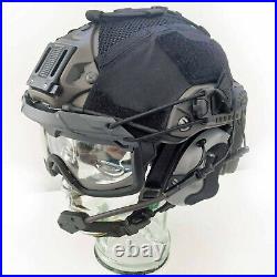 Custom Low Viz Maritime Tactical Bump Helmet + Electronic Earmuffs + ANSI Goggle