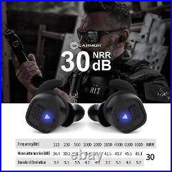 EARMOR Electronic Shooting Ear Protection, NRR30dB Bluetooth5.4 Noise Reductio