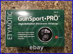 ETYMOTIC GunSport PRO High Definition Electronic Earplugs GSP 15